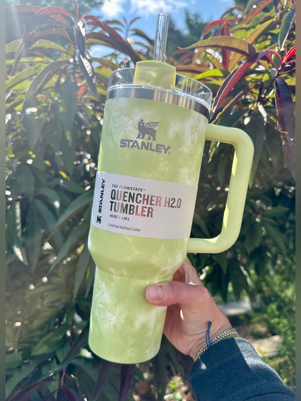 NEW Stanley Quencher Citron Tie Dye 40 oz Tumbler - NEW